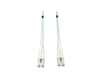 Eaton Tripp Lite N820-30M 10Gb Duplex Multimode 50/125 OM3 LSZH Fiber Patch Cable, (LC/LC) - Aqua, 30M (100 ft.)