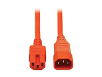 Eaton Tripp Lite P018-006-AOR Power Cord C14 to C15 - Heavy-Duty, 15A, 250V, 14 AWG, 6 ft. (1.83 m), Orange
