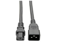 Eaton Tripp Lite P032-007 C20 to C13 Power Cord for Computer - Heavy-Duty, 15A, 100-250V, 14 AWG, 7 ft. (2.13 m), Black
