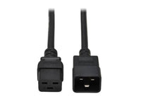 Eaton Tripp Lite P036-003-15A Power Extension Cord, C19 to C20 - Heavy-Duty, 15A, 250V, 14 AWG, 3 ft. (0.91 m), Black