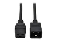 Eaton Tripp Lite P036-006-15A Power Extension Cord, C19 to C20 - Heavy-Duty, 15A, 250V, 14 AWG, 6 ft. (1.83 m), Black