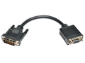 Eaton Tripp Lite P120-08N DVI to VGA Adapter Cable (DVI-I Dual-Link to HD15 M/F), 8 in. (20.3 cm)