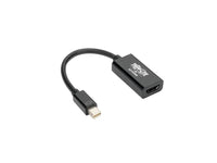 Eaton Tripp Lite P137-06N-HD4K6B Keyspan Mini DisplayPort to HDMI Active Adapter/Video Converter (M/F) - 4K 60 Hz, DP 1.2, HDCP 2.2, Black