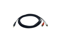 Eaton Tripp Lite P314-012 3.5 mm Mini Stereo to RCA Audio Y Splitter Adapter Cable (M/2xM), 12 ft. (3.7 m)
