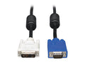 Eaton Tripp Lite P556-010 DVI to VGA High-Resolution Adapter Cable with RGB Coaxial (DVI-A to HD15 M/M), 10 ft. (3.1 m)