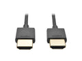Eaton Tripp Lite P569-010-SLIM Slim High-Speed HDMI Cable with Ethernet and Digital Video with Audio, UHD 4K 60 Hz (M/M), Black