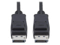 Eaton Tripp Lite P580-010-V4 DisplayPort 1.4 Cable with Latching Connectors, 8K (M/M), Black, 10 ft. (3.1m)