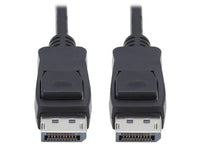Eaton Tripp Lite P580-010-V4 DisplayPort 1.4 Cable with Latching Connectors, 8K (M/M), Black, 10 ft. (3.1m)