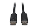 Eaton Tripp Lite P580-015 DisplayPort Cable with Latching Connectors, 4K 60 Hz (M/M), Black, 15 ft. (4.57 m)