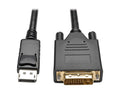 Eaton Tripp Lite P581-006-V2 DisplayPort 1.2 to DVI Active Adapter Cable (DP with Latches to DVI-D Dual Link M/M), 6 ft. (1.8 m)