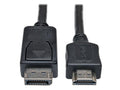 Eaton Tripp Lite P582-006 DisplayPort to HDMI Adapter Cable (M/M), 6 ft. (1.8 m), TAA