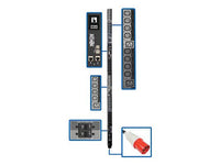 Eaton Tripp Lite PDU3XEVSR6G63B 28.8kW 220-240V 3PH Switched PDU LX Interface GB 30 Outlets IEC 309 63A Red 380-415V Input LCD 1.8 m Cord 0U