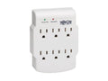 Eaton Tripp Lite SK6-0/SPIKEBLOK Protect It 6-Outlet Low-Profile Surge Protector, Direct Plug-In, 750 Joules, Diagnostic LED