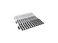 Eaton Tripp Lite SRCAGENUTS1224 SmartRack Square Hole Hardware Kit with 50 pcs 12-24 screws and washers
