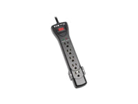 Eaton Tripp Lite SUPER7B Protect It 7-Outlet Surge Protector, 7 ft. Cord with Right-Angle Plug, 2160 Joules, Diagnostic LEDs