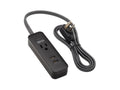 Eaton Tripp Lite TLP104USB 1-Outlet Surge Protector with 2 USB Ports (2.1A Shared) - 4 ft. Cord, 5-15P Plug, 450 Joules, Black