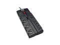 Eaton Tripp Lite TLP1208TEL Protect It 12-Outlet Surge Protector, 8 ft. (2.43 m) Cord, 2160 Joules, Tel/Modem Protection