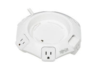 Eaton Tripp Lite TLP410UCUFOAM Safe-IT Conference Power Surge Protector 4 Rotating 5-15R Outlets USB-C / 3 USB-A Ports 10ft 3 m Cord