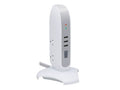 Eaton Tripp Lite TLP66USB 5-Outlet Surge Protector Tower, 3x USB Ports (3.1A Shared), 6 ft. Cord, 5-15P Plug, 1200 Joules, White