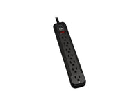Eaton Tripp Lite TLP712B Protect It 7-Outlet Surge Protector, 12 ft. Cord, 1080 Joules, Diagnostic LED, Black Housing