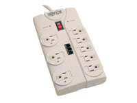 Eaton Tripp Lite TLP808TEL Protect It 8-Outlet Computer Surge Protector, 8 ft. (2.43 m) Cord, 2160 Joules, Tel/Modem/Fax Protection