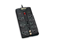 Eaton Tripp Lite TLP810NET Protect It 8-Outlet Surge Protector, 10 ft. Cord, 3240 Joules, Modem/Coax/Ethernet Protection, RJ45
