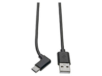 Eaton Tripp Lite U038-006-CRA USB-A to USB-C Cable, Right-Angle USB-C, USB 2.0, (M/M), 6 ft. (1.83 m)