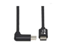 Eaton Tripp Lite U040-02M-C-RA USB-C Cable (M/M) - USB 2.0, Right-Angle Plug, Black, 2 m (6.6 ft.)