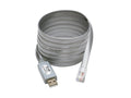 Eaton Tripp Lite U209-006-RJ45-X USB-A to RJ45 Serial Rollover Cable (M/M) - Cisco Compatible, 250 Kbps, 6 ft. (1.83 m), Gray