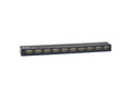 Eaton Tripp Lite U223-010 10-Port USB 2.0 Hub, Black