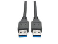 Eaton Tripp Lite U320-003-BK USB 3.0 SuperSpeed A/A Cable (M/M), Black, 3 ft. (0.91 m)
