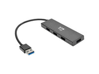 Eaton Tripp Lite U360-004-SLIM 4-Port Ultra-Slim Portable USB 3.x (5Gbps) Hub