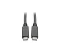 Eaton Tripp Lite U420-006 USB-C Cable (M/M) - USB 3.2, Gen 1 (5 Gbps), Thunderbolt 3 Compatible, 6 ft. (1.83 m)