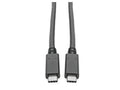 Eaton Tripp Lite U420-C06 USB-C Cable (M/M) - USB 3.2, Gen 1 (5 Gbps), USB-IF certified, Thunderbolt 3 Compatible, 6 ft. (1.83 m)