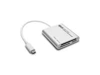 Eaton Tripp Lite U452-003 USB 3.1 Gen 1 USB-C Multi-Drive Smart-Card Flash-Memory Media Reader/Writer, Thunderbolt 3 Compatible