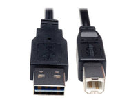 Eaton Tripp Lite UR022-010 Universal Reversible USB 2.0 Cable (Reversible A to B M/M), 10 ft. (3.05 m)