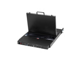 Black Box KVT617A KVM LCD Console Tray - 17-in., Single-Rail, Touchpad, LED Backlight, USB, HDMI, DisplayPort, VGA