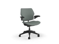 Humanscale F113GK158XFSSNSC Freedom Task Chair with Advanced Duron Arms, Graphite Frame, Shale Lotus Fabric