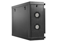 Eaton Tripp Lite SRW4USM Wall-Mount Mini Rack Enclosure 4U Low-Profile Side-Mount Black