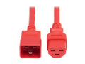 Eaton Tripp Lite P035-003-ARD Power Cord C20 to C21 Heavy-Duty 20A 250V 12 AWG 3 ft. (0.9 m) Red