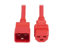 Eaton Tripp Lite P035-006-ARD Power Cord C20 to C21 Heavy-Duty 20A 250V 12 AWG 6 ft. (1.8 m) Red