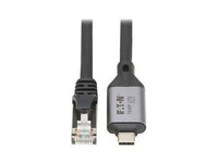 Eaton Tripp Lite U436-03M USB-C to RJ45 Gigabit Ethernet Cable (M/M) - USB 3.2 Gen 1, 3M