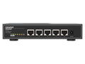 QNAP QSW-3205-5T-US Desktop QSW-3205-5T-US, Unmanaged Switch, 5 10BASE-T 5-speed auto negotiation (10G/5G/2.5G/1G/100M) port