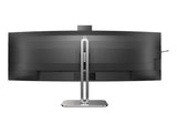 Philips 49B2U6900CH 49 Curved Monitor, LED, DQHD (5120x1440), USB-C, Webcam 5.0