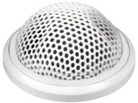 Shure MX395W/BI-TA Bidirectional Button Mic, White TAA