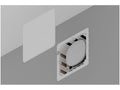 Oberon 1019-RM 14IN (355 mm) Recessed Wall & Hard-Lid Ceiling Mounted Plastic Access Point Enclosure with Low Profile Snap-on Cover