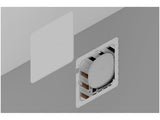 Oberon 1019-RM 14IN (355 mm) Recessed Wall & Hard-Lid Ceiling Mounted Plastic Access Point Enclosure with Low Profile Snap-on Cover