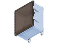 Oberon 1026-1084-00 10IN (254 mm) NEMA 4X Plastic Wi-Fi Access Point Enclosure with Hinged Opaque Door