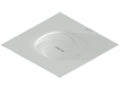 Oberon 1047-ARAP655 Locking Suspended Ceiling Tile Access Point Enclosure, 3INH x 18.5INW x 18.5IND (76 mm x 470 mm x 470 mm) Back Box, HPE Aruba AP-655 Door, Lay-in