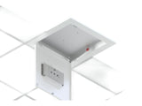 Oberon 1047-ARSTC360-600MM Locking Suspended Ceiling Tile Access Point Enclosure, 3INH x 18.5INW x 18.5IND (76 mm x 470 